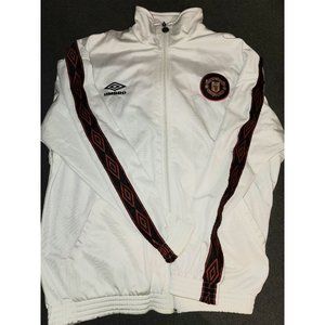 Manchester United Umbro 1996 1997 1998 Vintage Track Soccer Jacket Jersey M